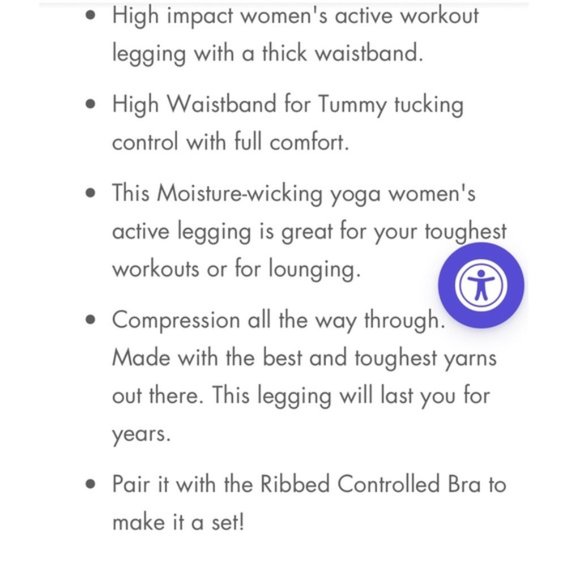 ELECTRICYOGA STEPHANIE BOHBOT Ribbed Waist Legging - Picture 4 of 5